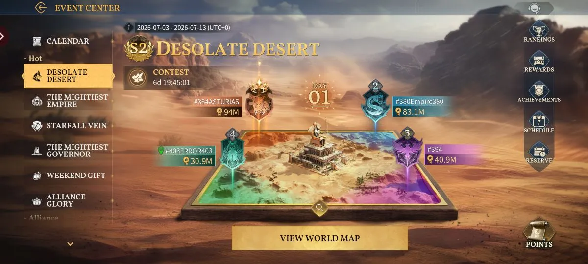 event Desolate Desert