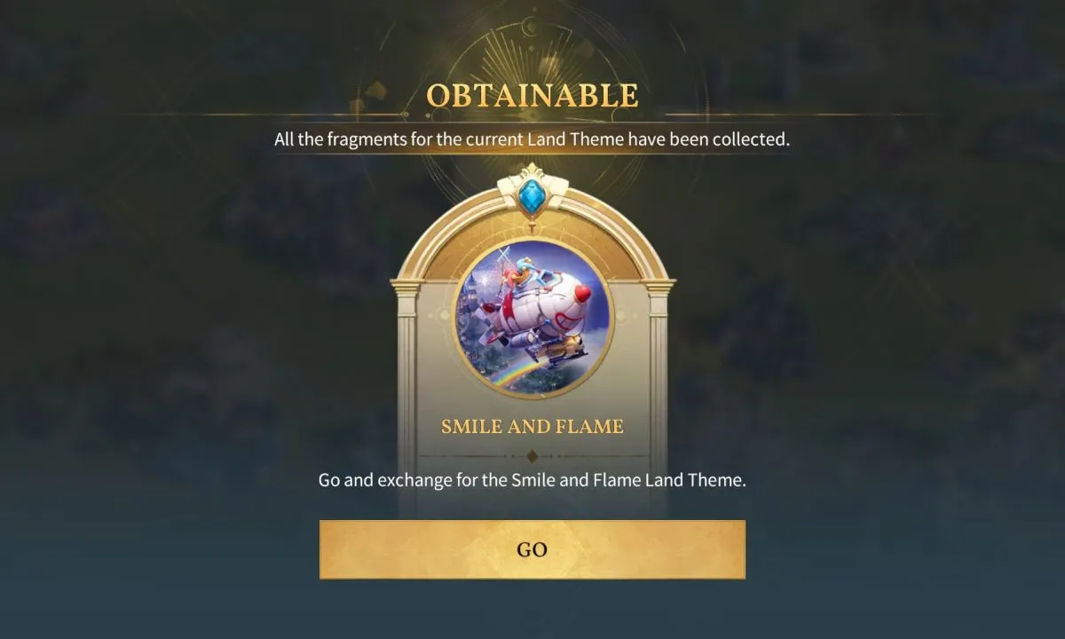 Tema Daratan Smile and Flame