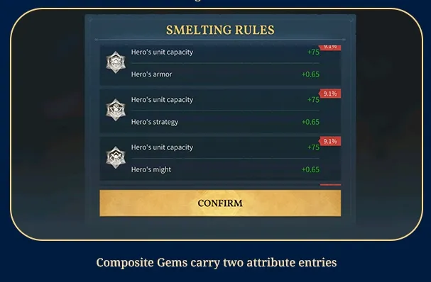 Smelting Rules