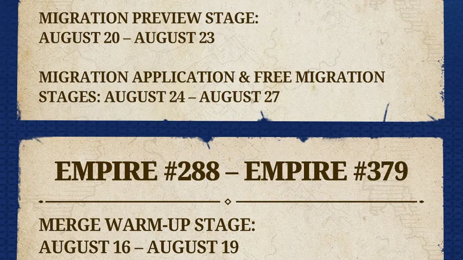 Jadwal Resmi Empire Migration dan Merge Age of Empires Mobile: Persiapan ERA Baru