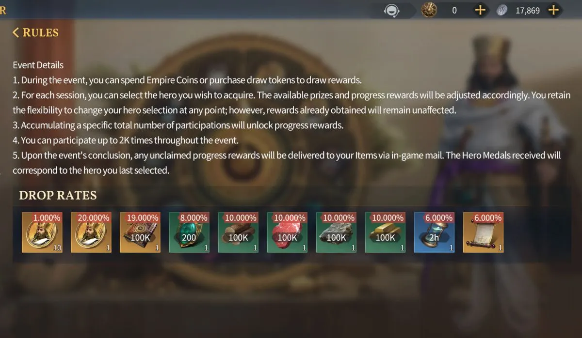 Rule Legendary Advent