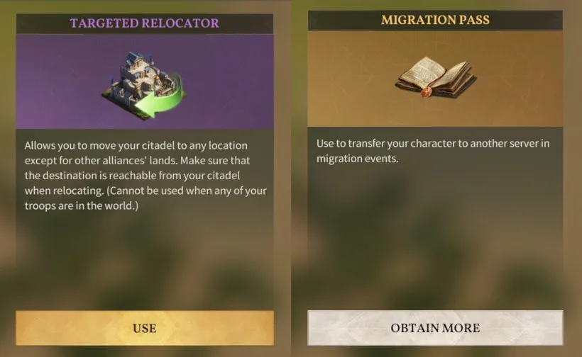 Relocator vs Migration Pass