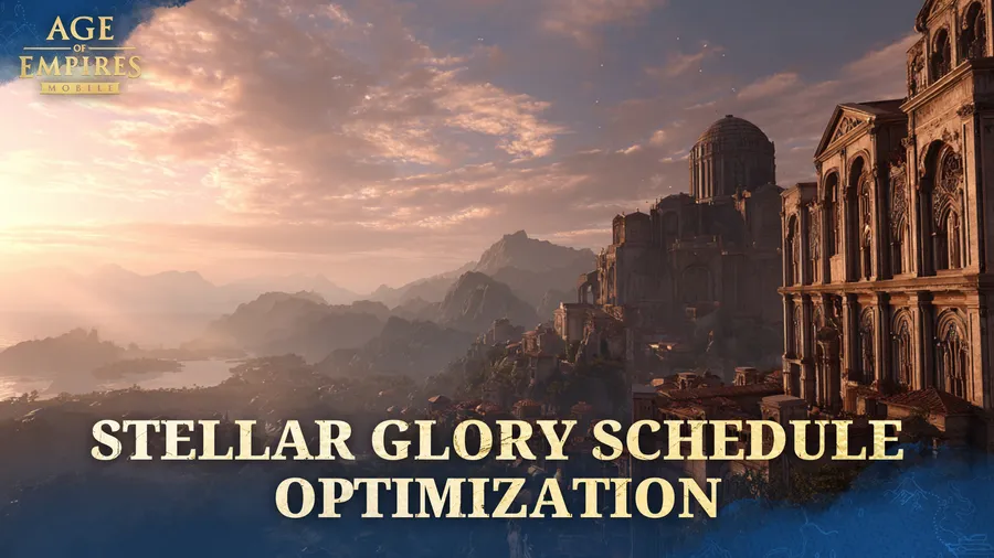 Penjadwalan Ulang Stellar Glory Age of Empires Mobile: Persiapan Merge Empire #380–#441